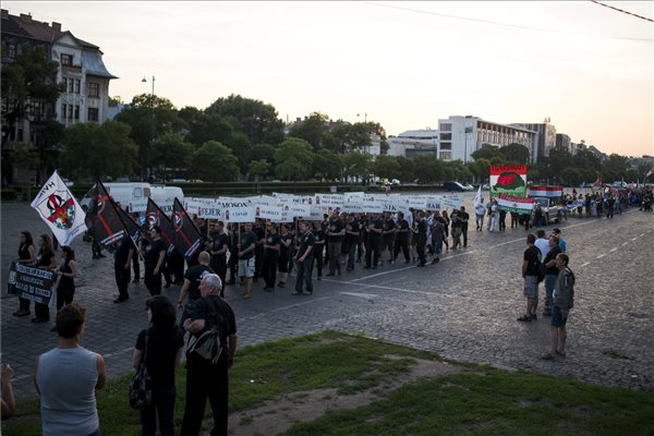 hvim hungary demonstration
