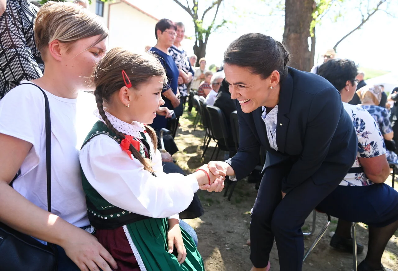 President Katalin Novák in Transylvania, Romania