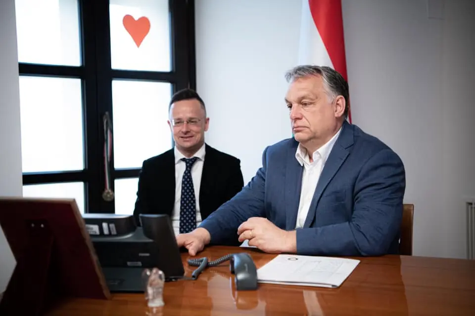Viktor Orbán Péter Szijjártó foreign minister ukraine