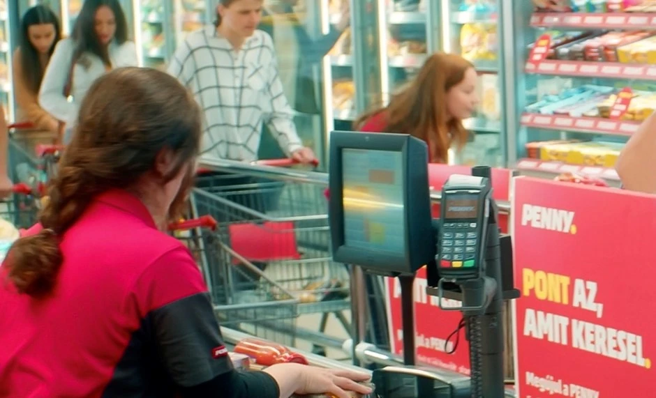 Shopping abroad Penny Hungary Easter retail food price sales inflation