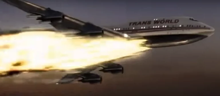 Plane exploded