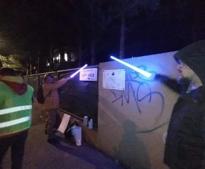 Star Wars hero received memorial in Budapest