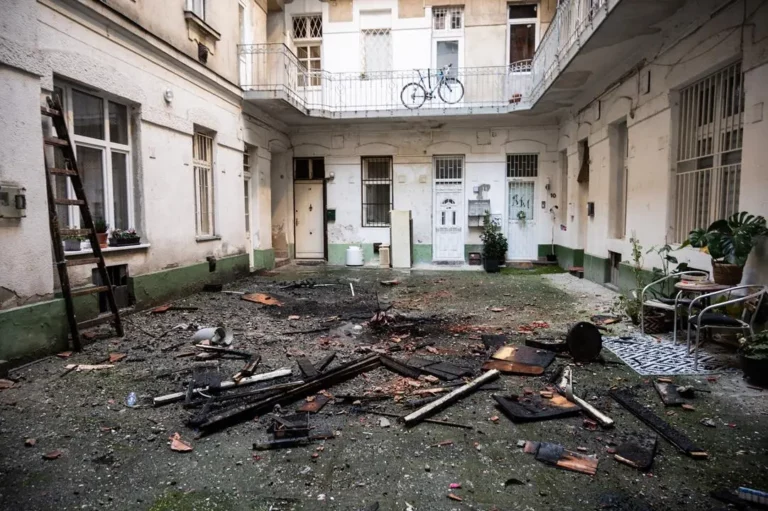 Horrific explosion near Budapest university