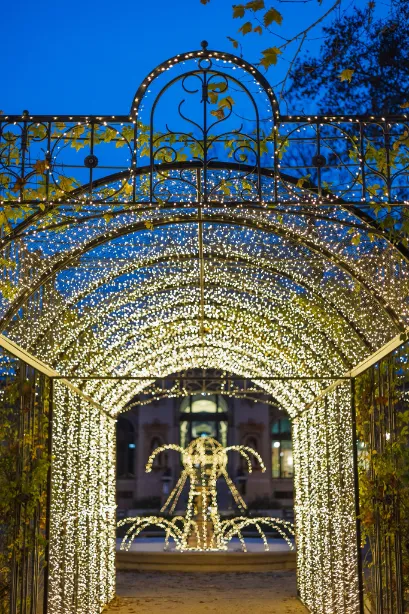 Mesmerizing free light park in Budapest