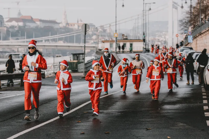 Santa Run in Budapest